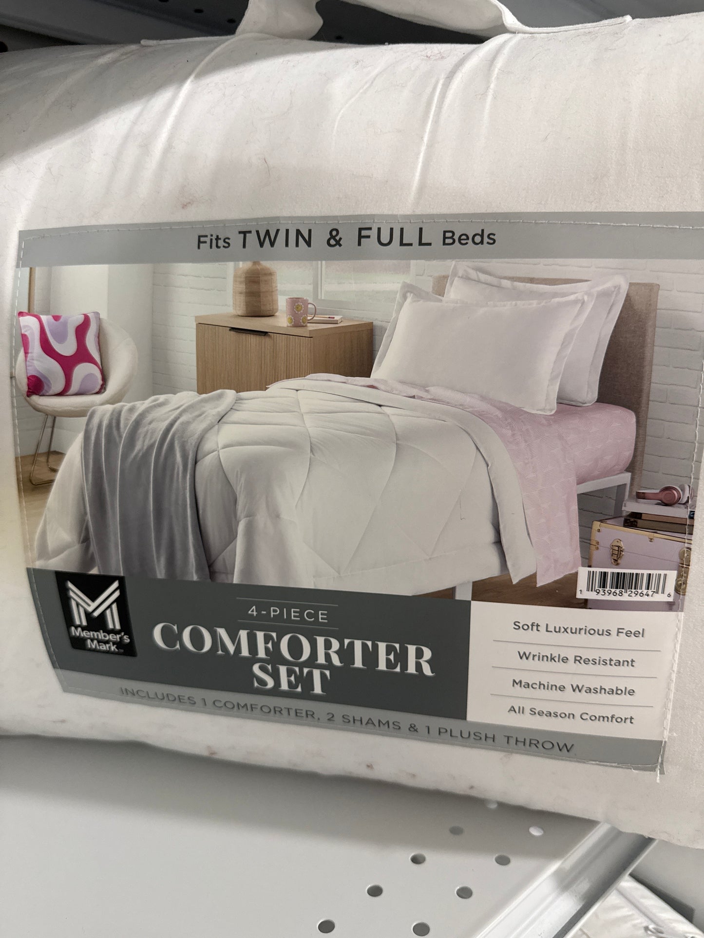 Member Mark 4pc Comforter Set - Bellso