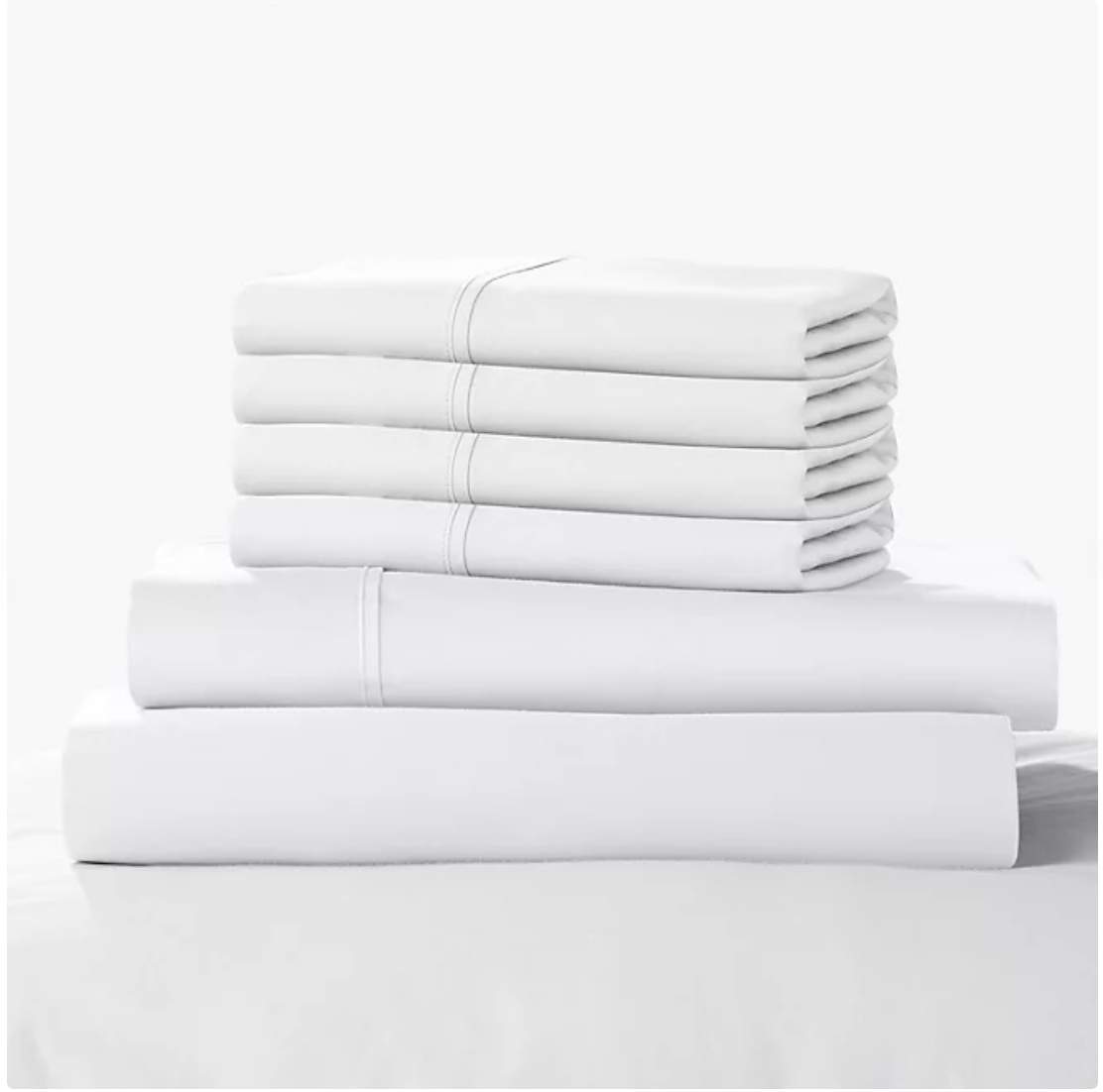Color Sense 1200 Thread Count Cotton Blend 6 Piece Sheet Set - Bellso