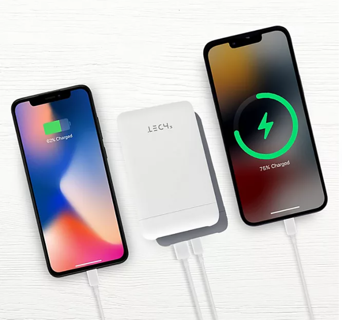 Tech Squared10K mAh Power Bank with USB-C PD 20W and USB-A, 2 pk. - Bellso