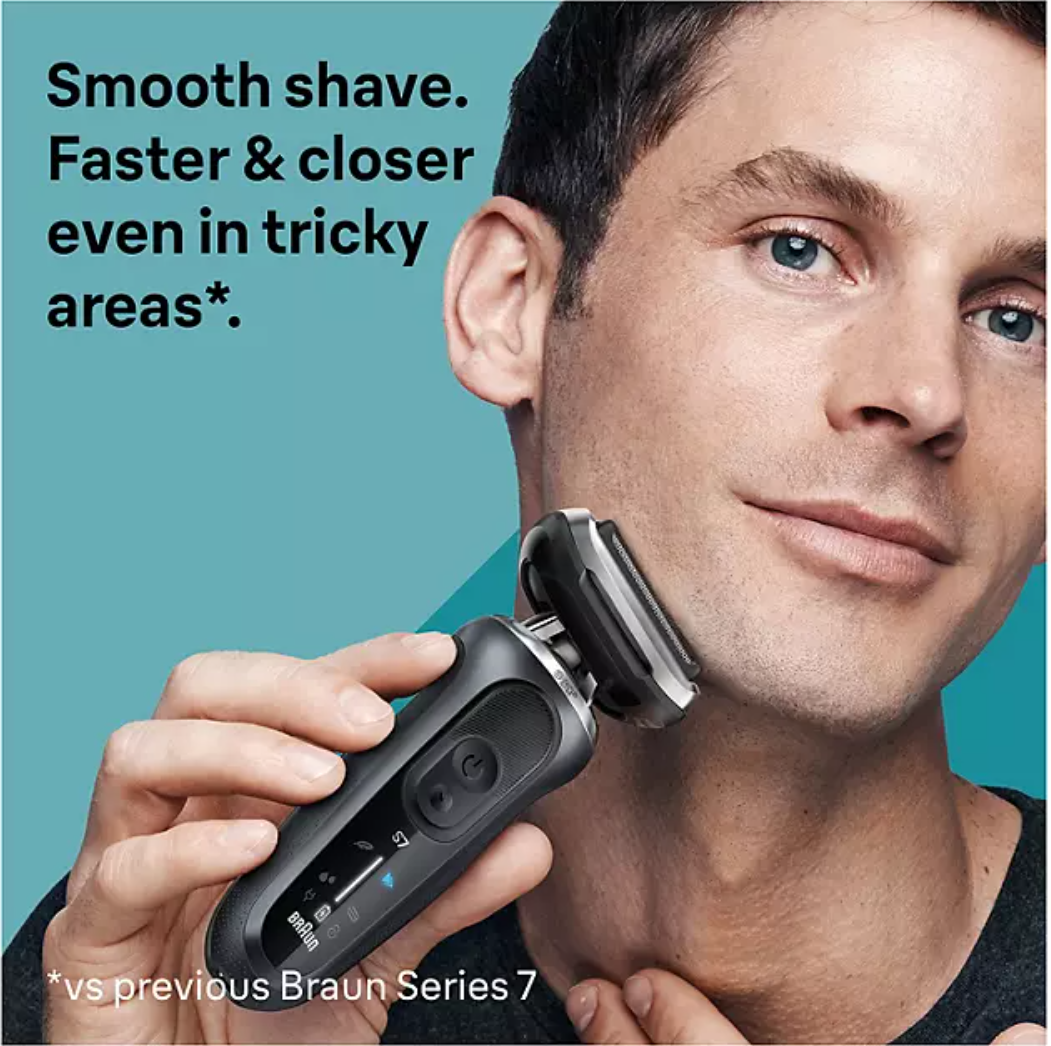 Braun Series 7 360 Flex Waterproof 3-Speed Men's Electric Shaver Kit 7189cc - Bellso