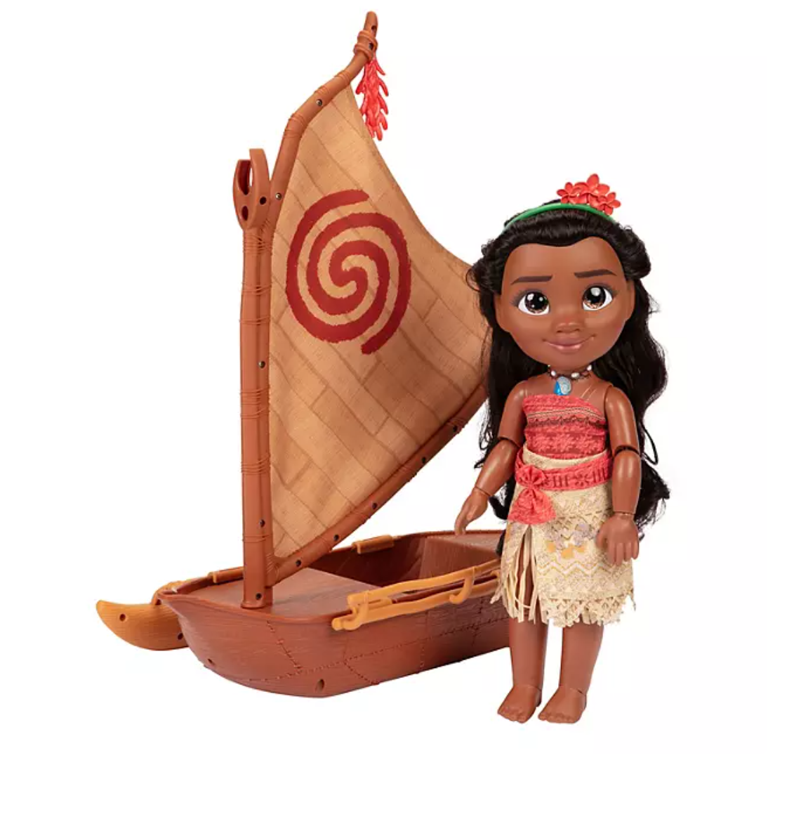 Disney Princess Moana Sailing Adventure Canoe & Doll Gift Set - Bellso