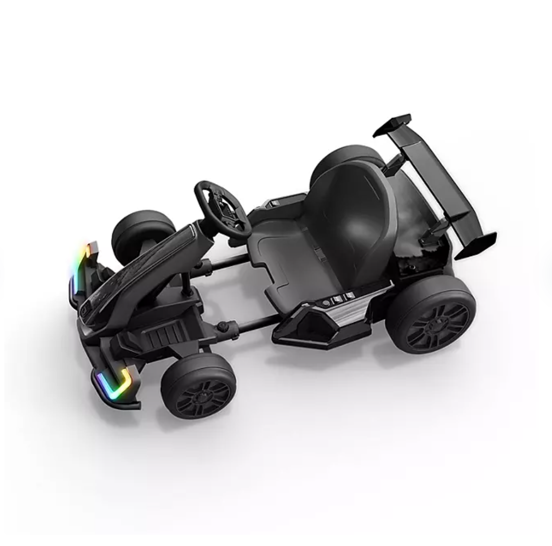 Jetson Volt X Steel Framed 24V Electric Go-Kart, 150lbs Capacity, Black New - Bellso