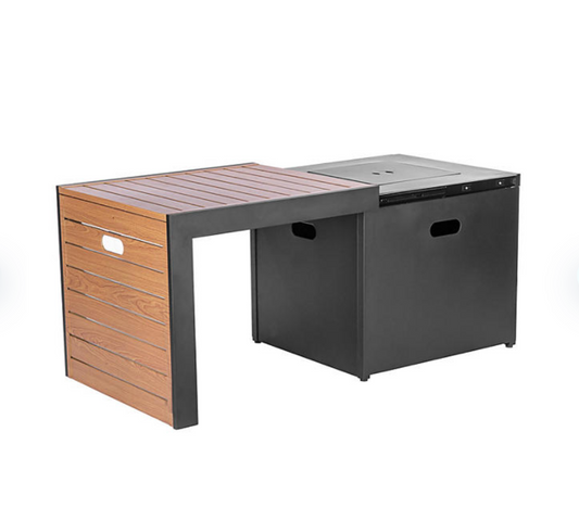 Member's Mark 31'' Gas Fire Pit with Sliding Table - Bellso