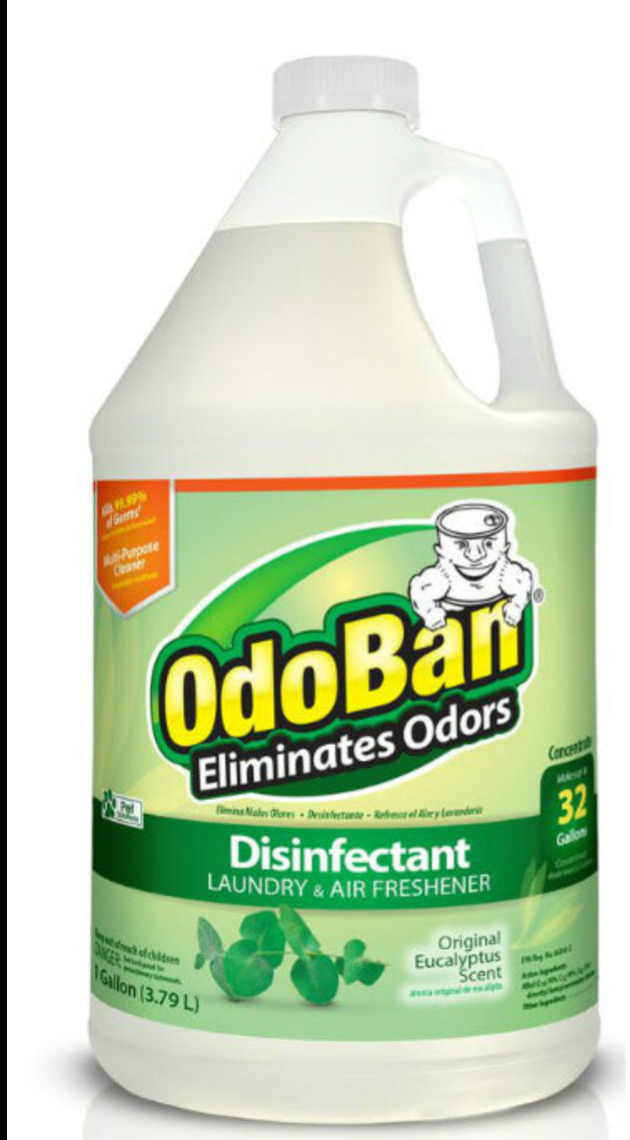 OdoBan Odor Disinfectant Eucalyptus 1 Gallon Concentrate Ready-to-Use - Bellso