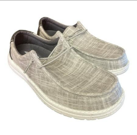 Eddie Bauer Canvas Lace Up Loafer Size 8 - Bellso