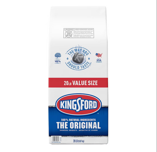 Original Charcoal Briquettes, BBQ Charcoal for Grilling, 20lbs - Bellso
