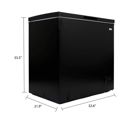 Frigidaire Gallery 5 Cu. Ft. Chest Freezer, Black - Bellso