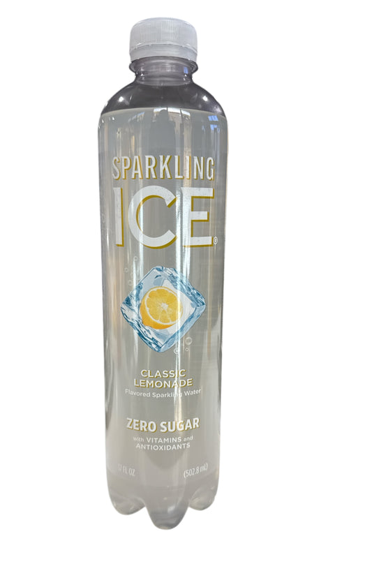 Sparkling Ice Classic Lemonade Zero Sugar Water 17oz Bottle - Bellso