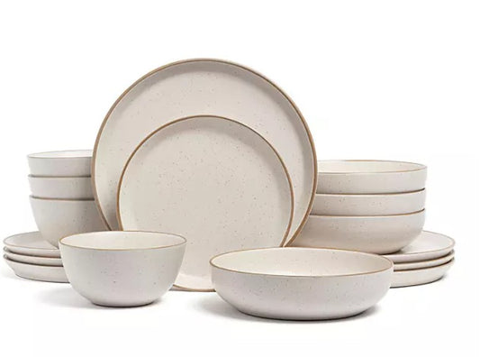 Over&back 16-Piece Artisan Stoneware Dinnerware Set - Bellso