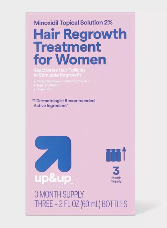 Hair Regrowth Treatment for Women - 2 Fl Oz Each - up&up - Bellso