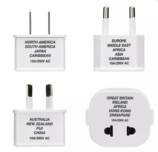 TravelSmart Travel Adapter Plug (4-Piece Set) - Bellso