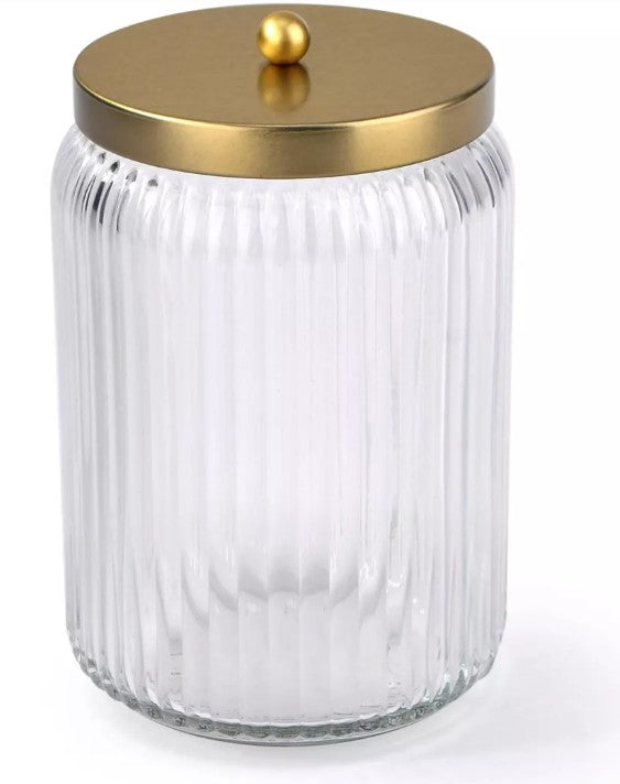 Short Decorative Glass Cannisters - Bullseye's Playground - Bellso