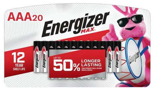 Energizer 20-Pack Max AAA Batteries - Bellso