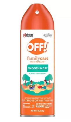 OFF! Backyard FamilyCare Insect Repellent I Smooth & Dry Mosquito Bug Spray 15% DEET 6 Oz - Bellso