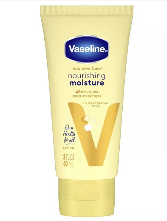 Vaseline Intensive Care Moisturizing Body Lotion with Oat Extract Nourishing Moisture, Travel Size - 2 Fl Oz - Bellso