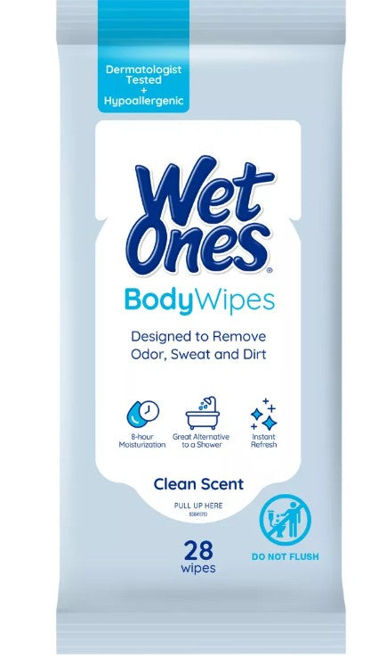 Wet Ones Body Wipes Travel Pack - 28ct - Bellso