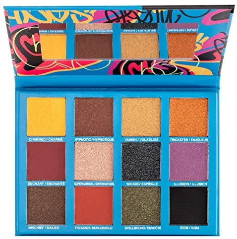 Black Radiance Brilliant Effects Eye Shadow Palette, Midnight Magic - Bellso