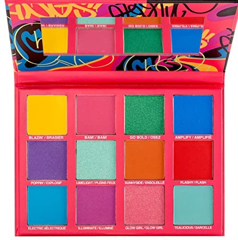 Black Radiance Brilliant Effects Eye Shadow Palette Tribal Bright - Bellso