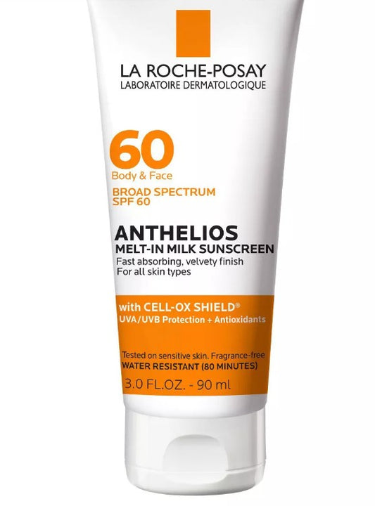 La Roche Posay Anthelios Sunscreen Melt-in-Milk Lotion Face and Body Sunscreen - SPF 60 - 3 Fl Oz - Bellso