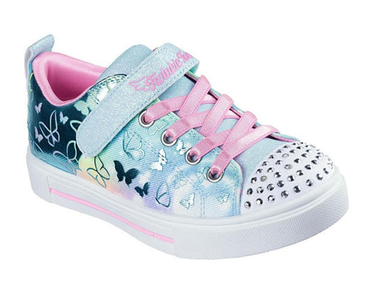 Skechers Girls Twinkle Toes Light-Up Sneaker Size 12 - Bellso