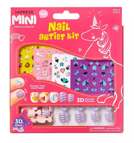 ImPRESS Press-on Manicure Mini Kids' Nail Artist Kit - 31ct - Bellso