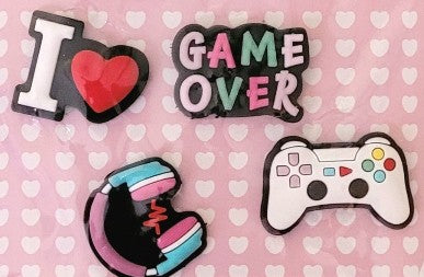 Target Bullseye Playground Valentines Croc Charms - Bellso