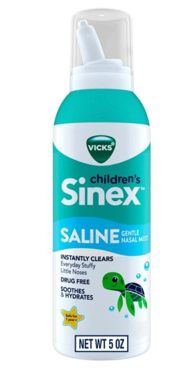 Vicks Sinex Children's Saline Nasal Spray Ultra Fine Mist - 5oz - Bellso