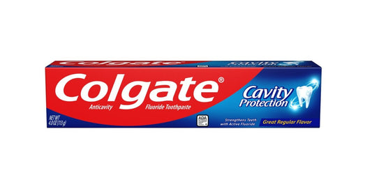 Colgate Cavity Protection Toothpaste with Fluoride, Great Regular Flavor, 4 Oz - Bellso