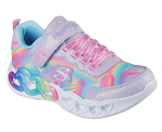Skechers Girls Hearts Light-Up Sneaker Size 1 - Bellso