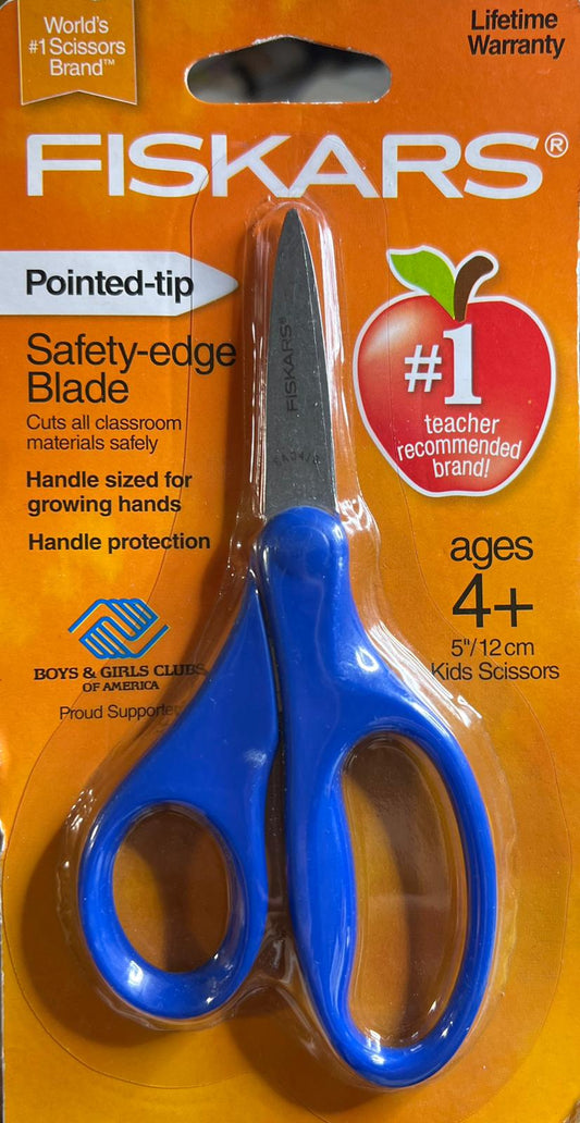 Fiskars Scissors for Kids, Grades K-5, 5", Pointed - Bellso