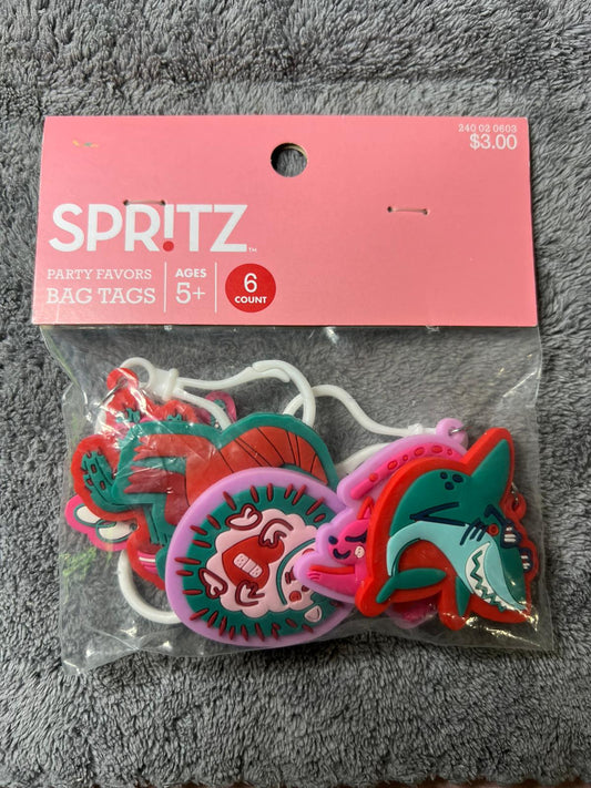 Spritz Party Favors Bag Tags 6 count - Bellso