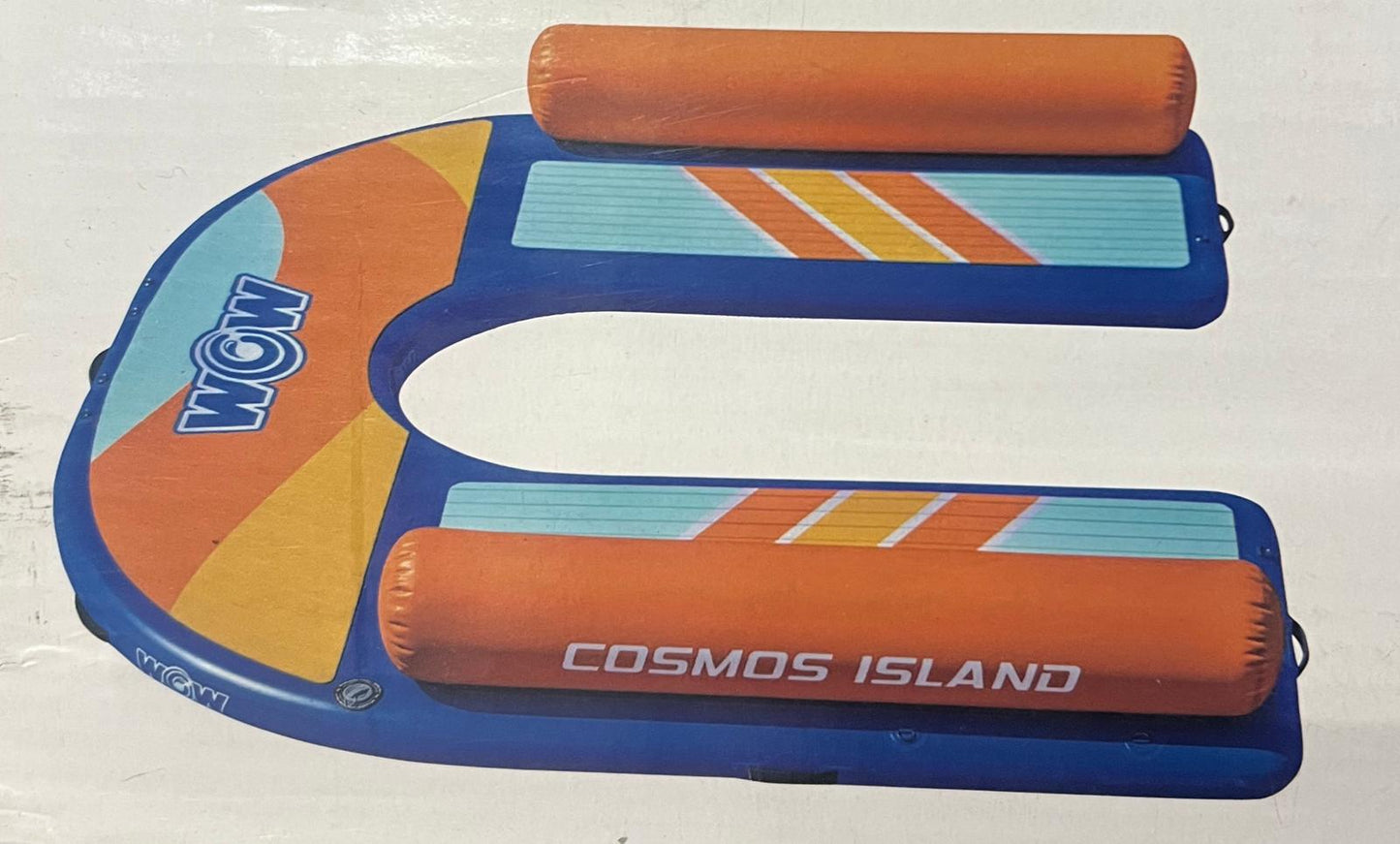 Wow Cosmos Island 10x 9Ft. Fun Dock Easy Portability with 12-Volt High Pressure Pump - Bellso