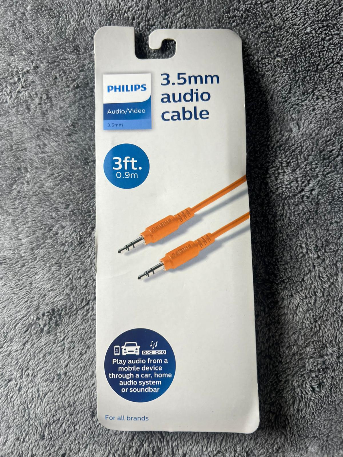 Philips 3' 3.5mm Audio Cable - Bellso