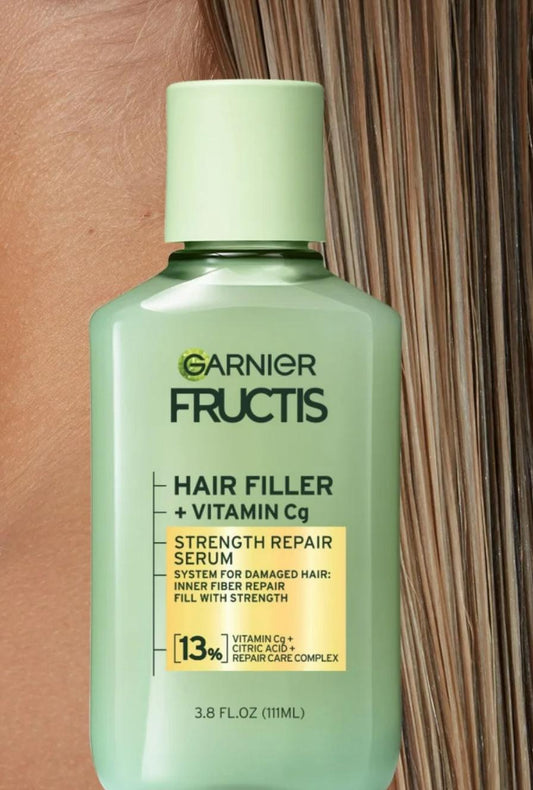 Garnier Fructis Hair Filler + Vitamin Cg Strength Repair Serum - 3.8 Fl Oz - Bellso