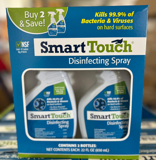 Smart Touch Disinfectant Spray (22 Oz 2pack - Bellso