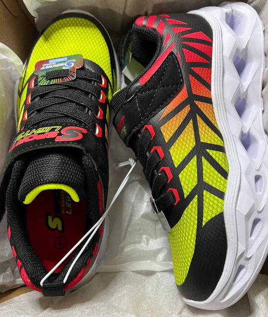 S Sport by Skechers Boys' Hernan Light-up Sneakers - Red 1 - Bellso