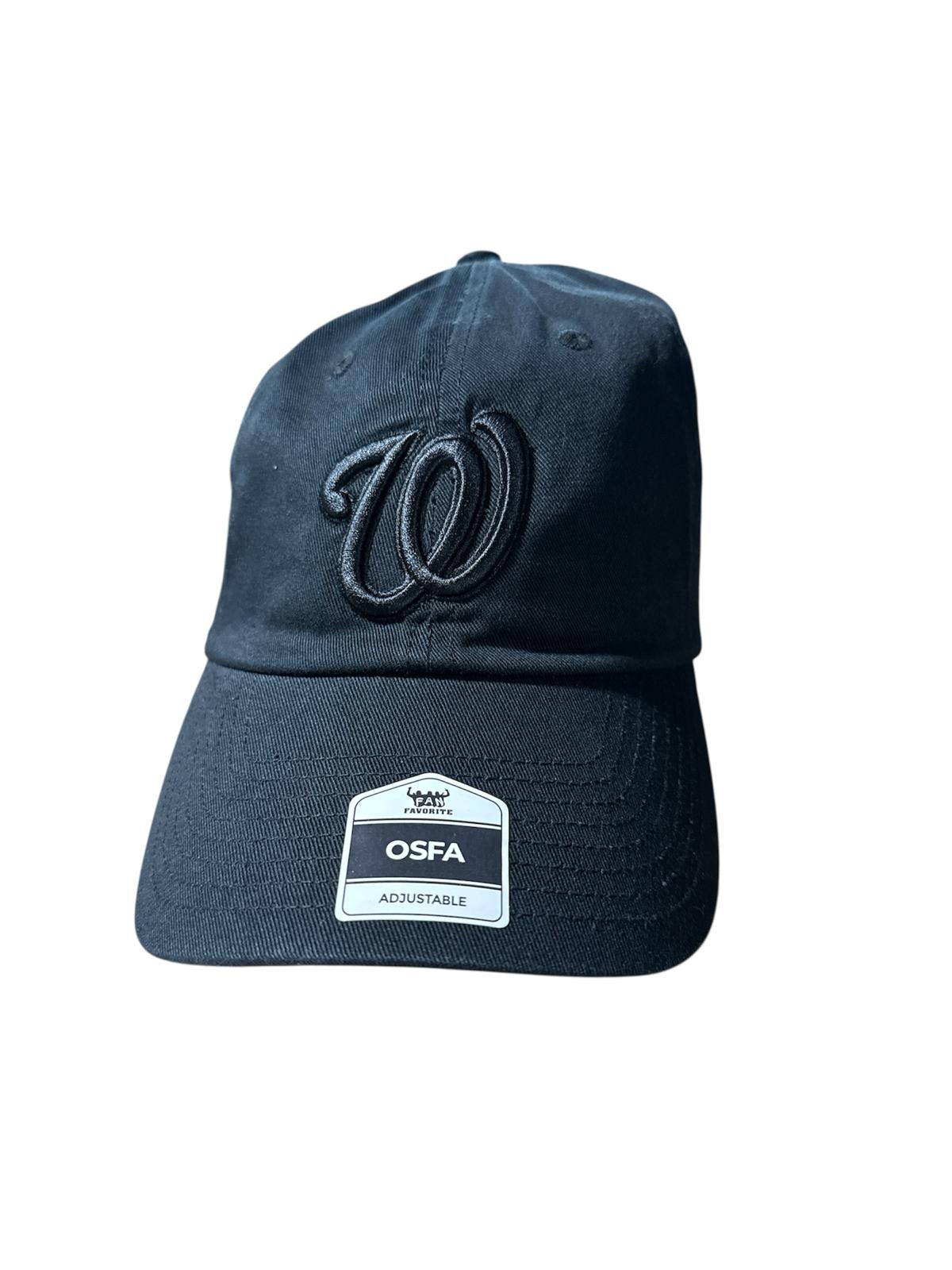 MLB Washington Nationals Black Clean up Hat - Bellso