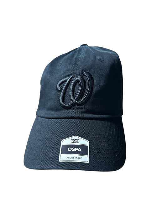 MLB Washington Nationals Black Clean up Hat - Bellso