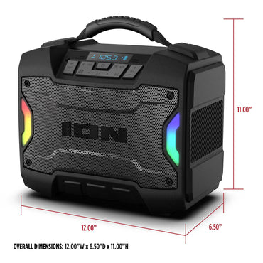 ION Audio Tailgater TD Rugged Bluetooth Speaker