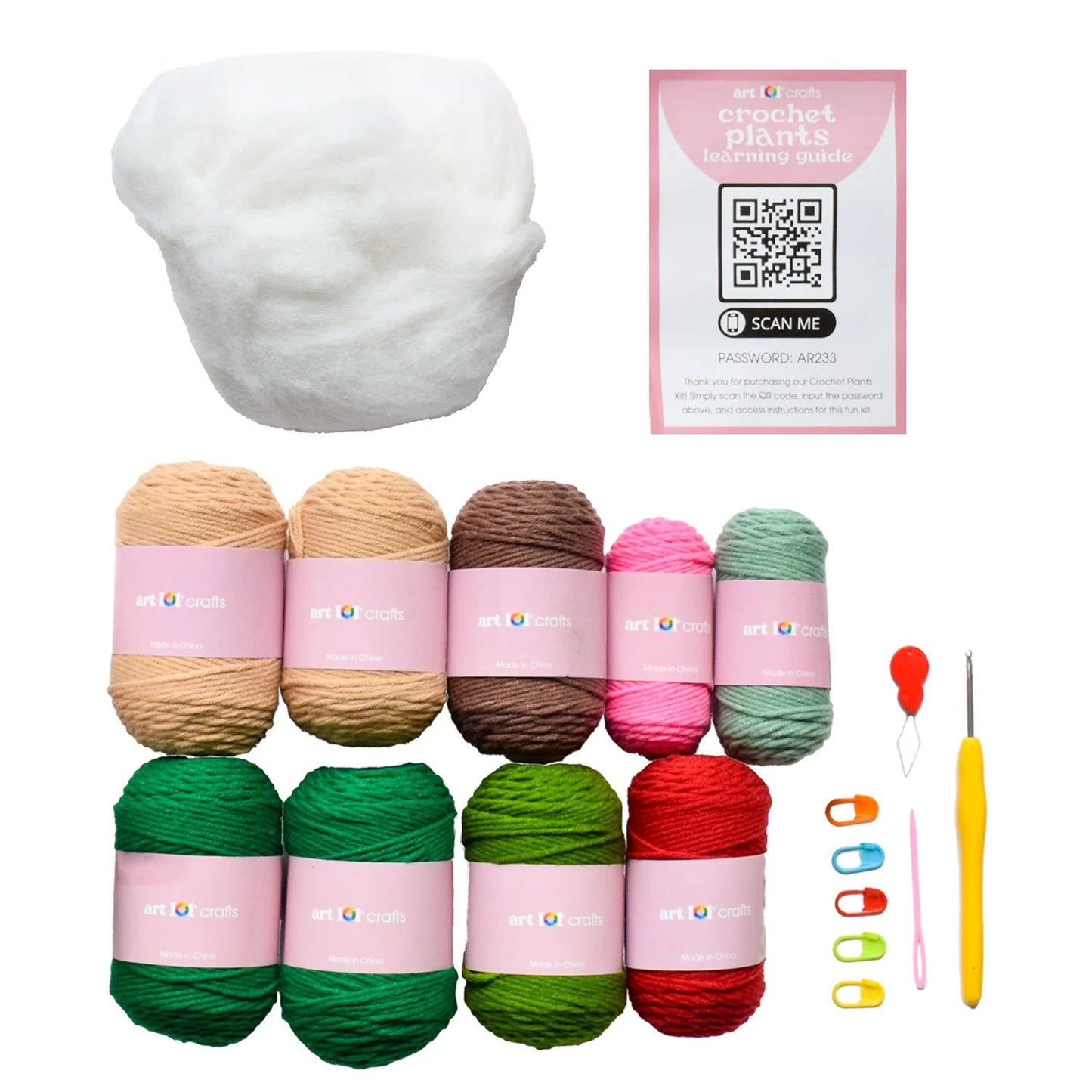Art 101 Crafts Crochet Plants Kit - Bellso