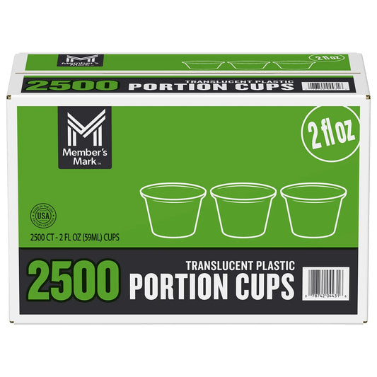 Member's Mark 2 Ounce Portion Cups 2,500 Count - Bellso