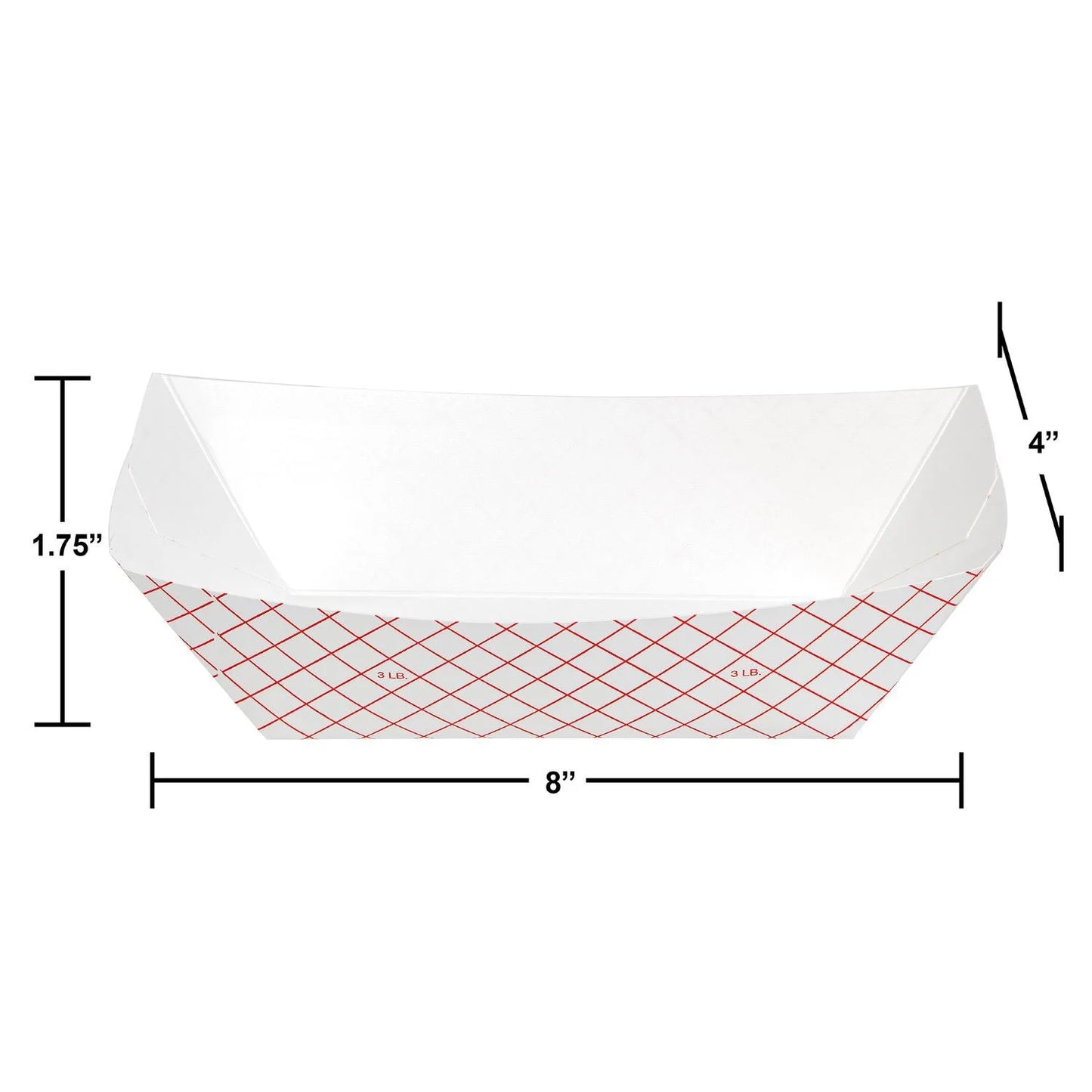 Members Mark Heavy Duty Paper Food Trays, 3lbs., 500ct. - Bellso