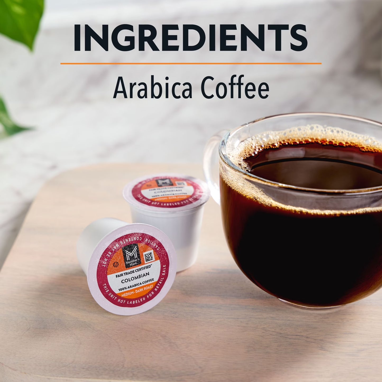 Member's Mark Medium-Dark Roast Coffee Pods, Colombian, 100 ct.
