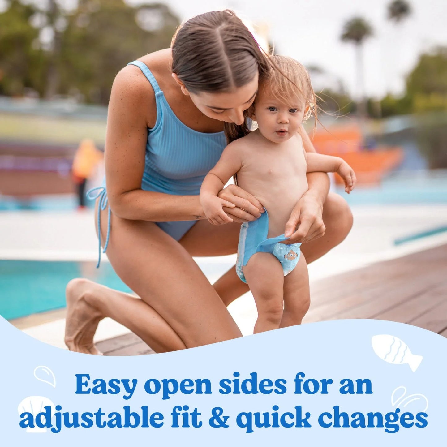 Huggies Little Swimmers Baby Swim Disposable Diapers - Size 4 - 18ct - Bellso