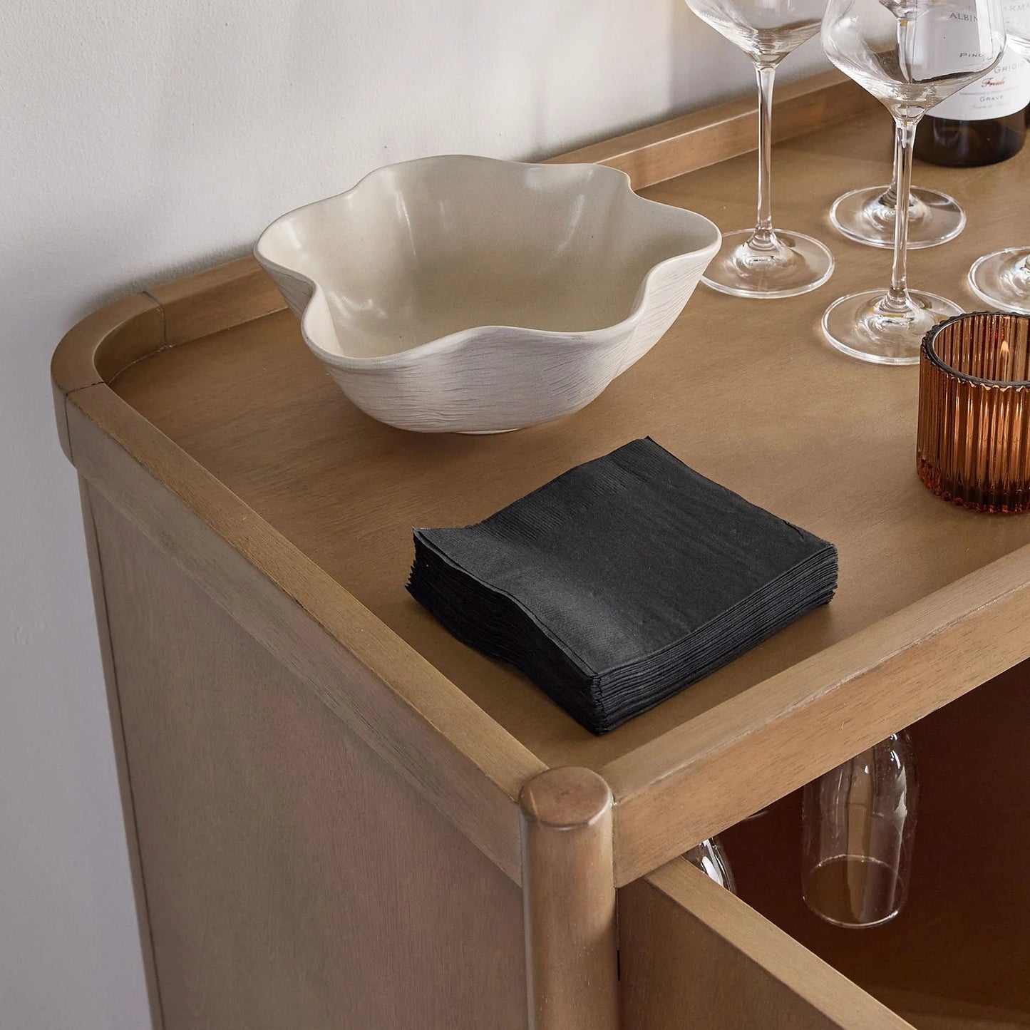 details by Becki Owens Charlotte Drink Cabinet, Natural - Bellso
