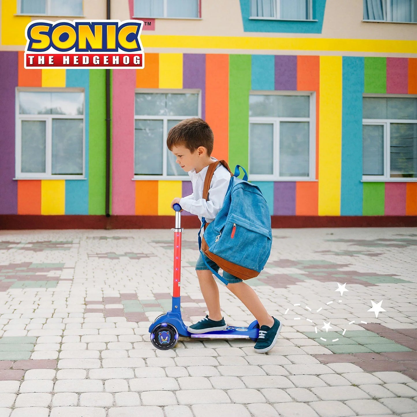 Licensed Kids Light Up 3-Wheel Scooter - Bellso