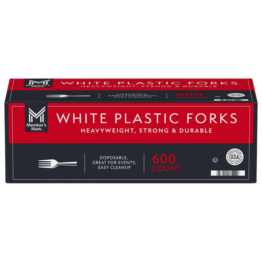 DAILY CHEF Bakers & Chef S Plastic Forks 600 Ct - Bellso