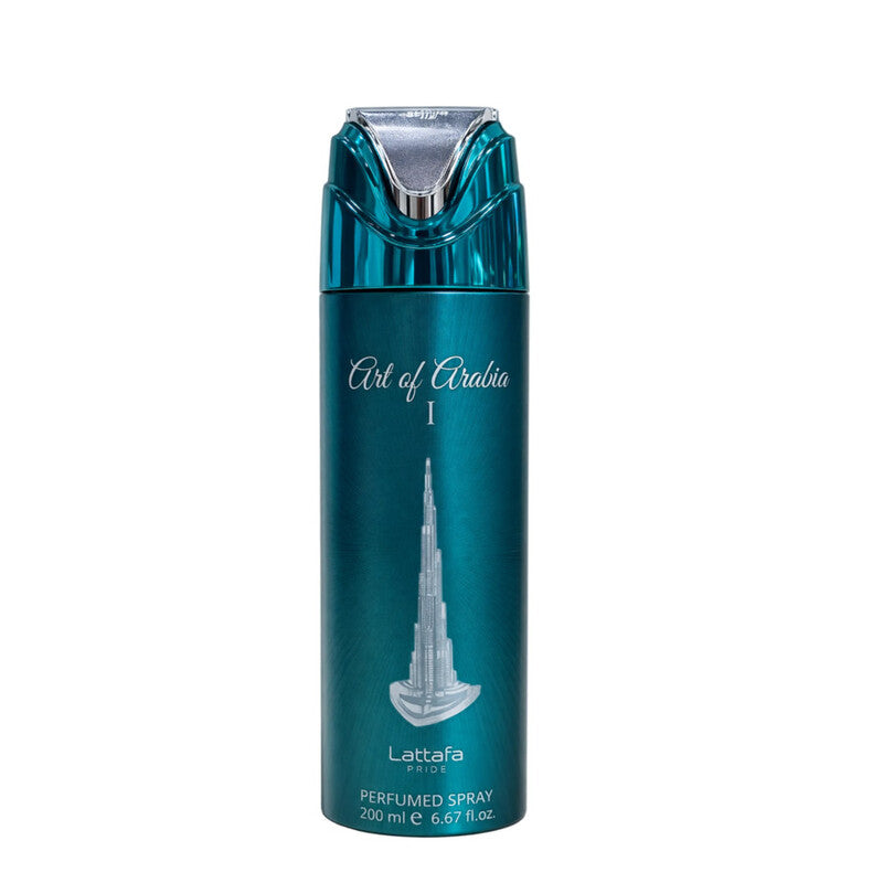 Lattafa Art of Arabia I Perfumed Spray 200ml Geraniol Eugenol Citral Coumarin