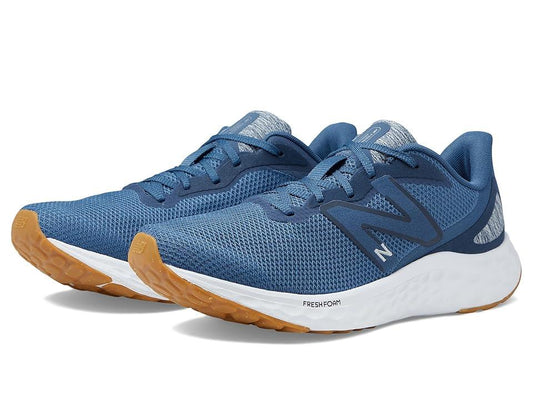 New Balance® Fresh Foam Arishi V4 Men's Running Shoes, Size: 10 4E, Vintage Blue Natural - Bellso