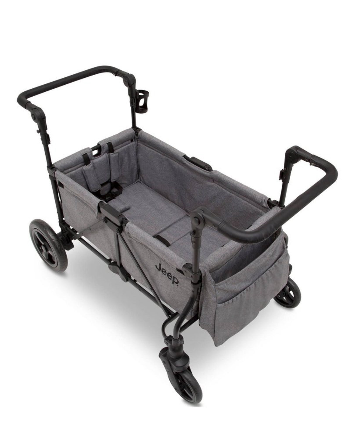 Jeep Wrangler Stroller Wagon with Included Car Seat Adapter by Delta Children - Bellso
